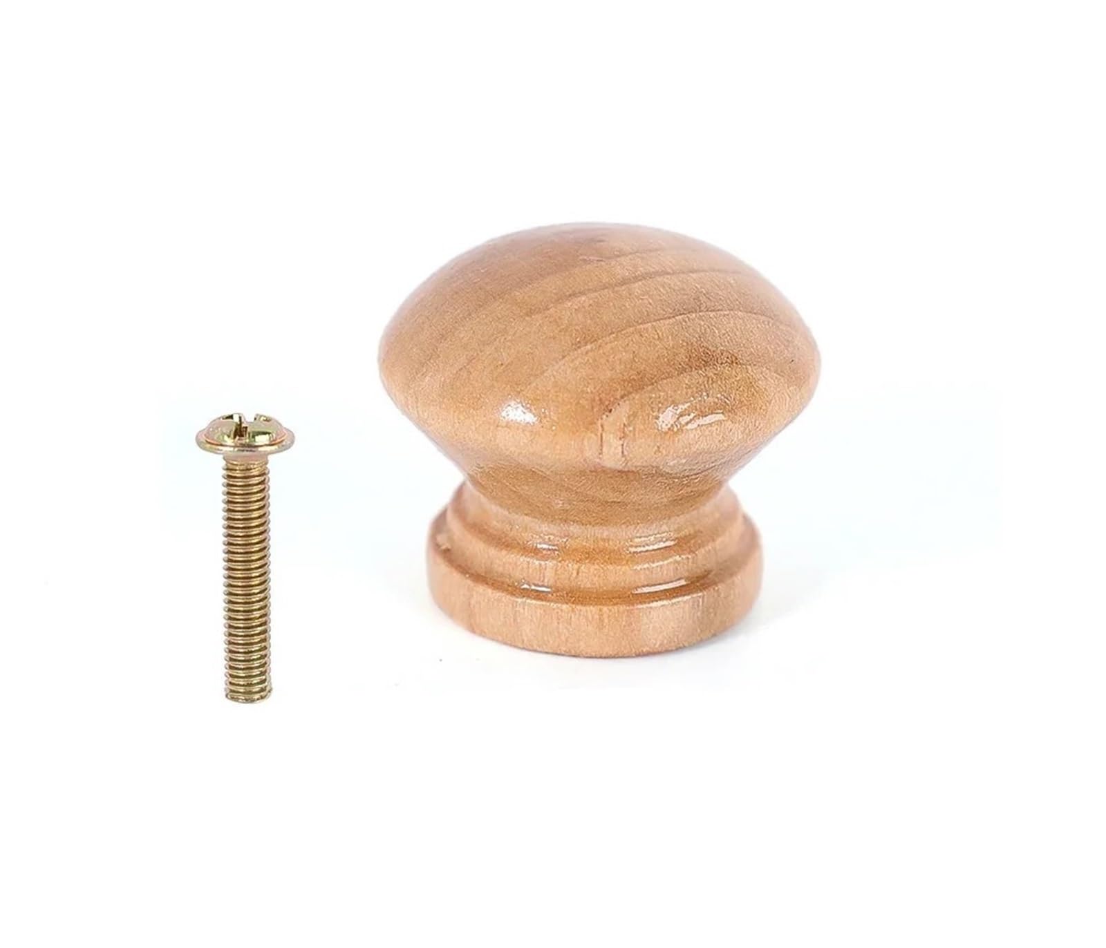 Bryske One Color 10Pcs Wooden Cabinet Knobs Drawer Handles For Kitchen Closet Door Pulls