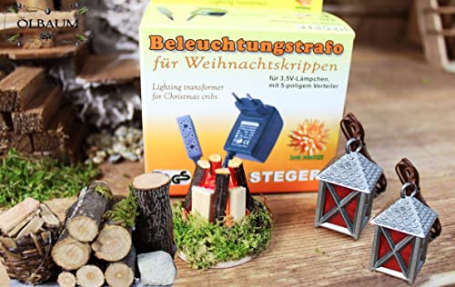Weihnachtskrippe Ölbaum KA70du-MF-SKR-T2L aus Massivholz