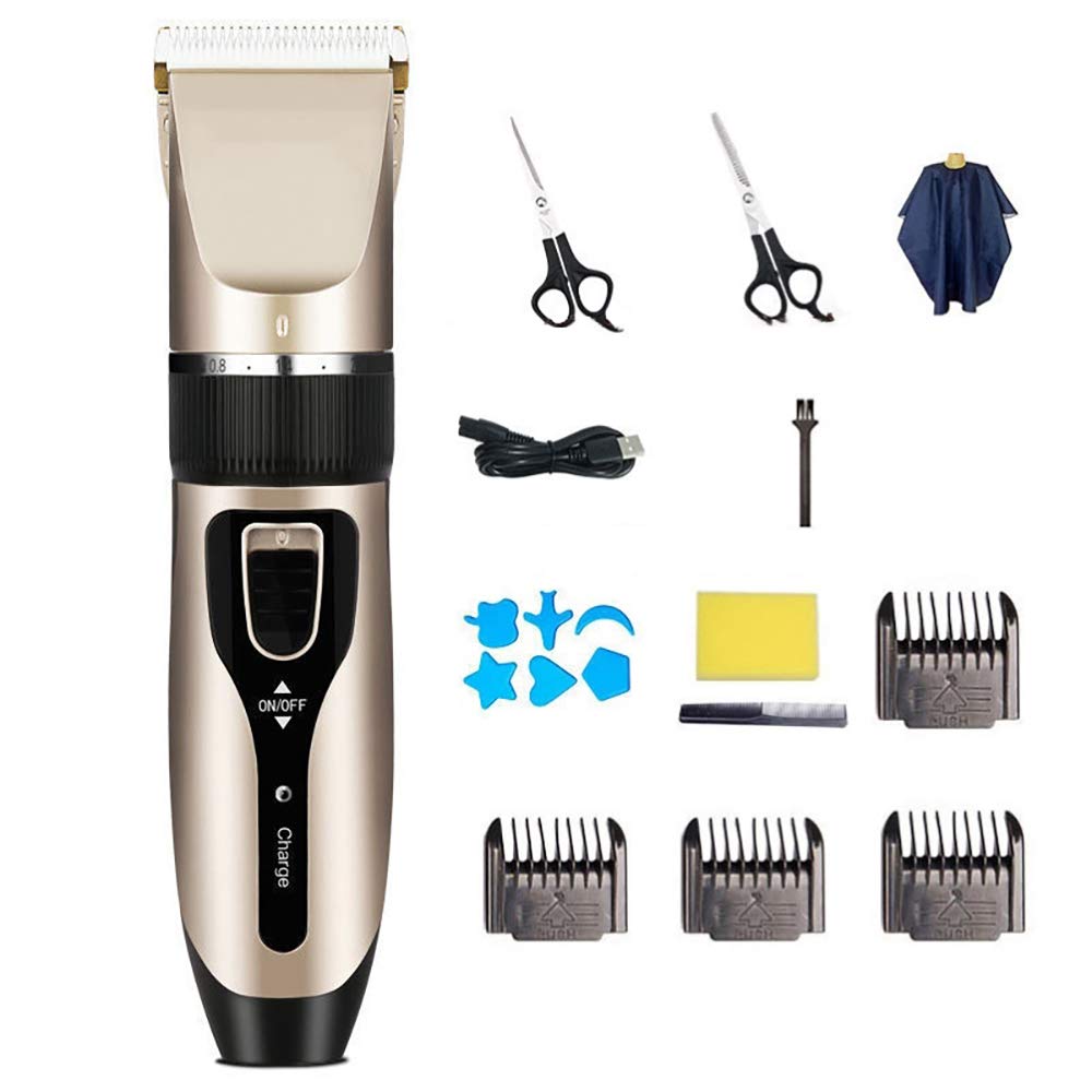 Tondeuse pour chien sans fil et kit de toilettage silencieux pour animaux