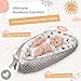Baby Lounger - Breathable & Soft Baby Lounger for Newborn 0-24 Months, Soft Portable Baby Lounger Pillow, Newborn Babies Essentials, Snuggle Lounger Me