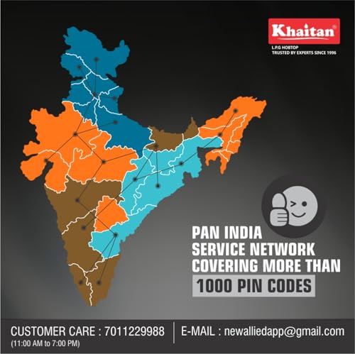 Khaitan RockStrong TITAN Automatic 3 Burner Premium HobTop | Xpress Brass Burner | Toughened Glass Cooktop | ISI Certified | 1+2 Years Extended... - Image 7