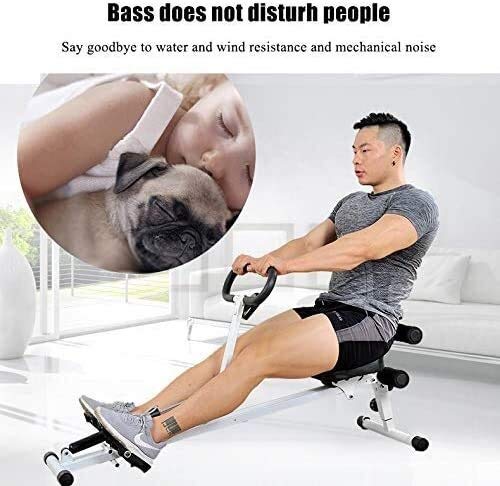 Image of Rowing Machine Adjustable Resistance with 10 Resistance Levels Folding Fitness Rower Slimming and Belly Fitness Equipment for Home Use