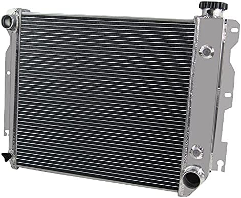 High Performance Aluminum Radiator For 87-06 95 02 Jeep Wrangler TJ YJ 1987-2006 Chevy V8 Conversion 4 Rows Core Radiators