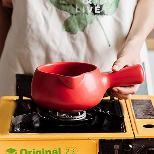 Ceramic Soup Pot Baby Food Supplement Boiling Milk Enamel Instant Noodles Small Pasta Rice Noodle Boiled Sugar image 5