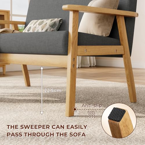 Canapé 2 Places Scandinave Compact Lin, Dripex