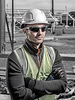 Uvex i-works Schutzbrille, Arbeitsschutzbrille mit supravision excellence Technologie, kratzfest & beschlagfrei, UV400-Schutz, Anthrazit-Grau/Getönt – Ansicht 2