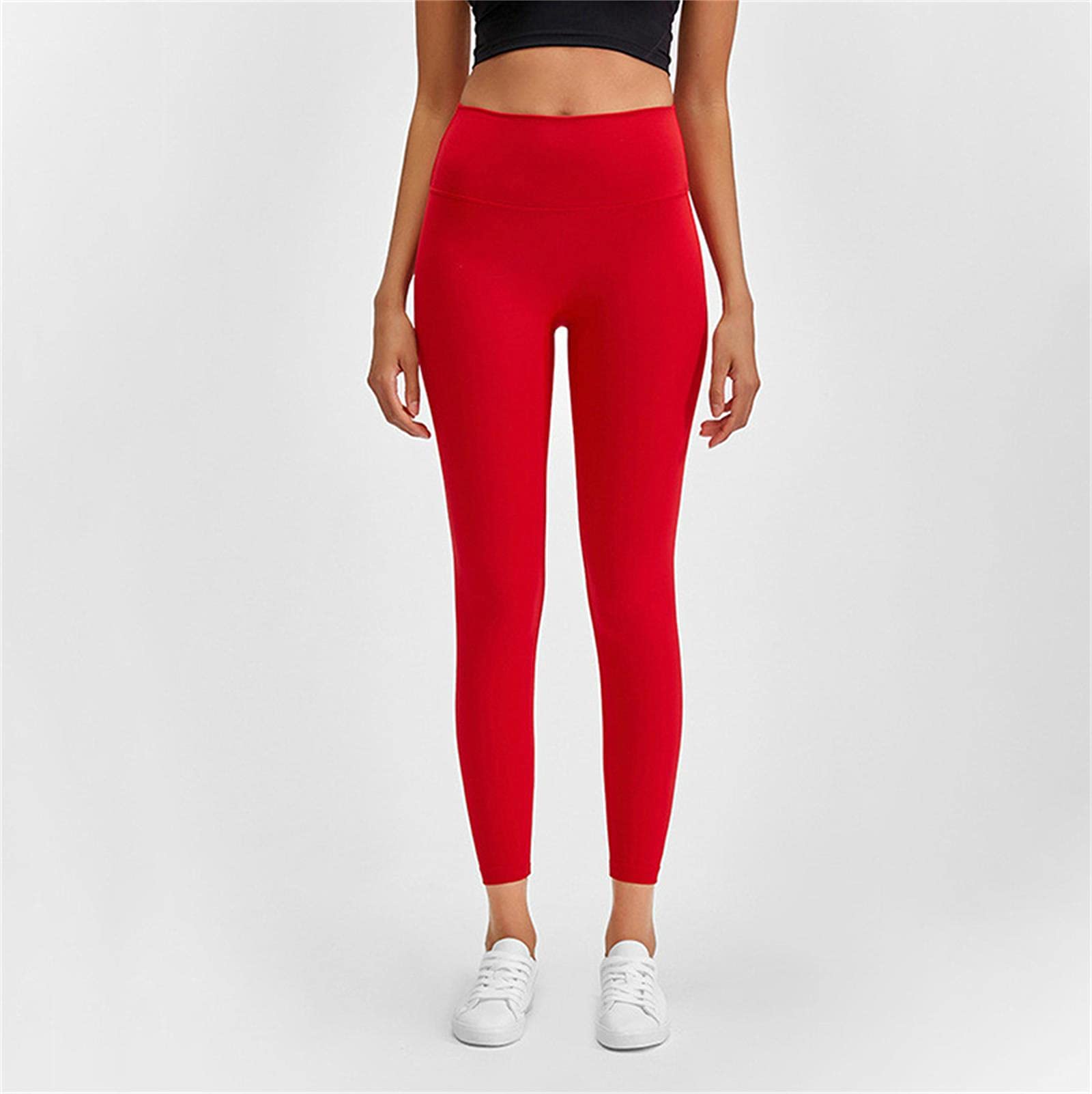 UKKO Damen Sport Leggings Trainingsgymnastik Yoga Hosen Frauen Hocke Proof High Taille Fitness Strumpfhosen Sport Leggings