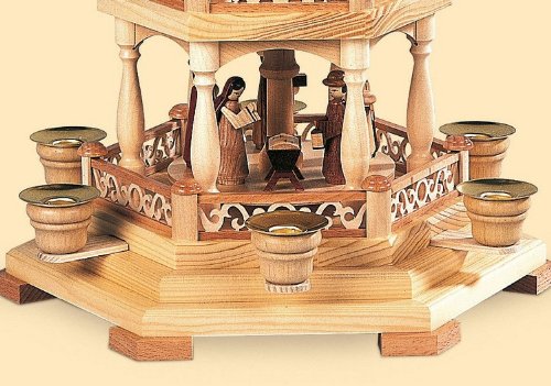 Amazon.co.jp: クリスマスピラミッド 聖書物語 天使 2段 高さ45cm
