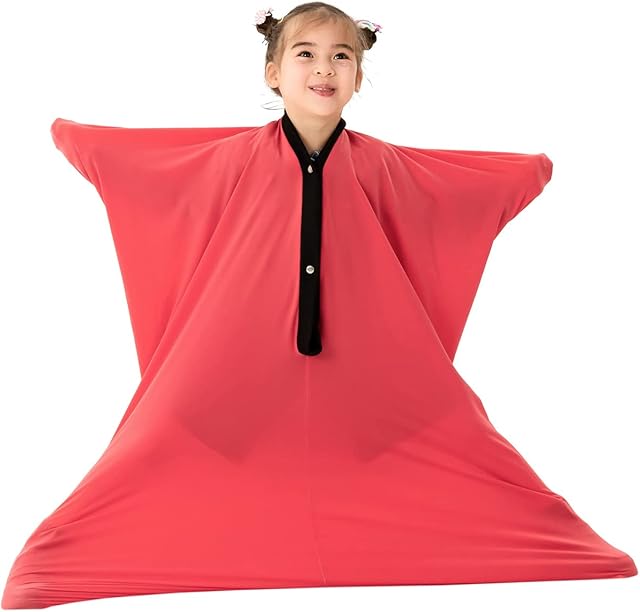 Sensory Sock (Small 40''L X 27''W) Special Supplies with Sensory Need, Body Sock, Full-Body Wrap to Relieve Stress, Self-Claming, Relaxing 3-5 Years Old