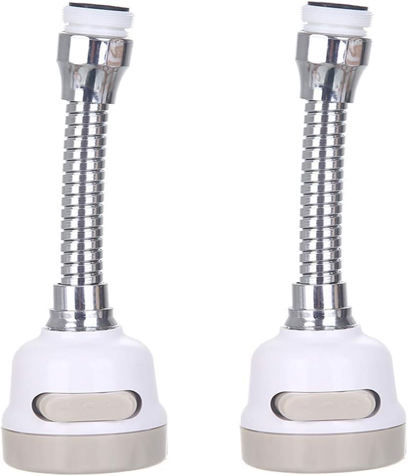 EARTHCONE 360° Rotating Sink Faucet Extender Bubbler Tap Aerator, Water Saving Faucet Foaming Sprayer Extender for Kitchen Bathroom Kitchen, White (1Pcs) (Model 1) (B0CTFQ53Z3) Amazon Price History, Amazon Price Tracker