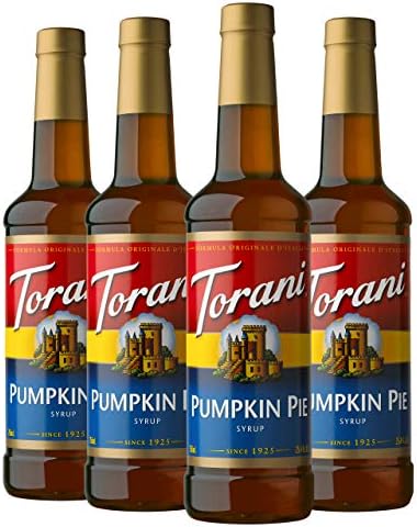 Torani Syrup, Pumpkin Pie, 25.4 Ounces (Pack of 4)