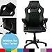 Produktbild Gamer Stuhl Gaming Schreibtischstuhl Chefsessel Bürostuhl Ergonomisch, Schwarz, 9 Farbvarianten, gepolsterte Armlehnen, Wippmechanik, belastbar bis 150 kg, Lift TÜV geprüft, Panorama24