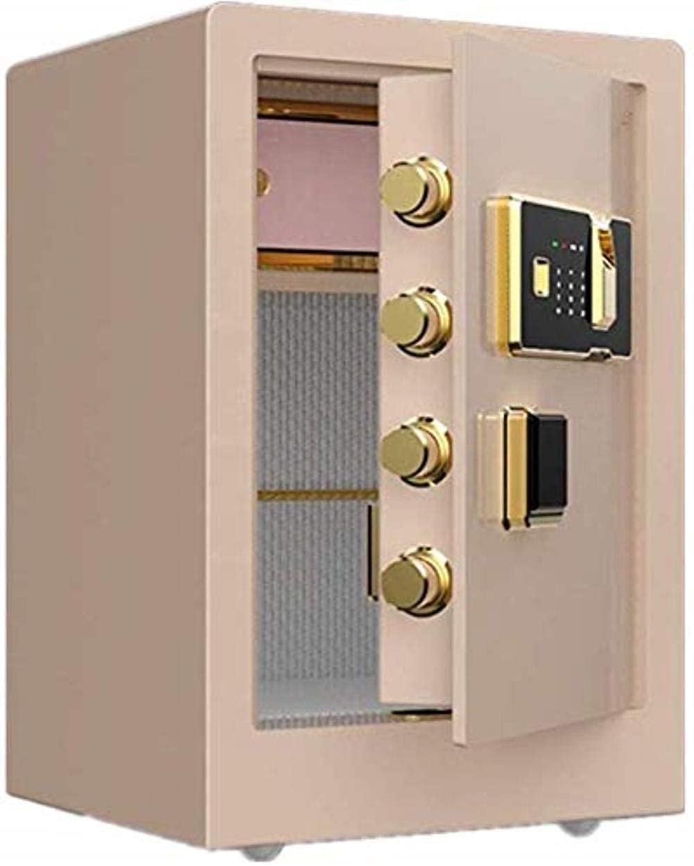 Caja Fuerte electrónica Digital Grande para el hogar, Caja Fuerte para Documentos de identificación, Documentos A4, computadoras portátiles, Joyas 60X34X40Cm