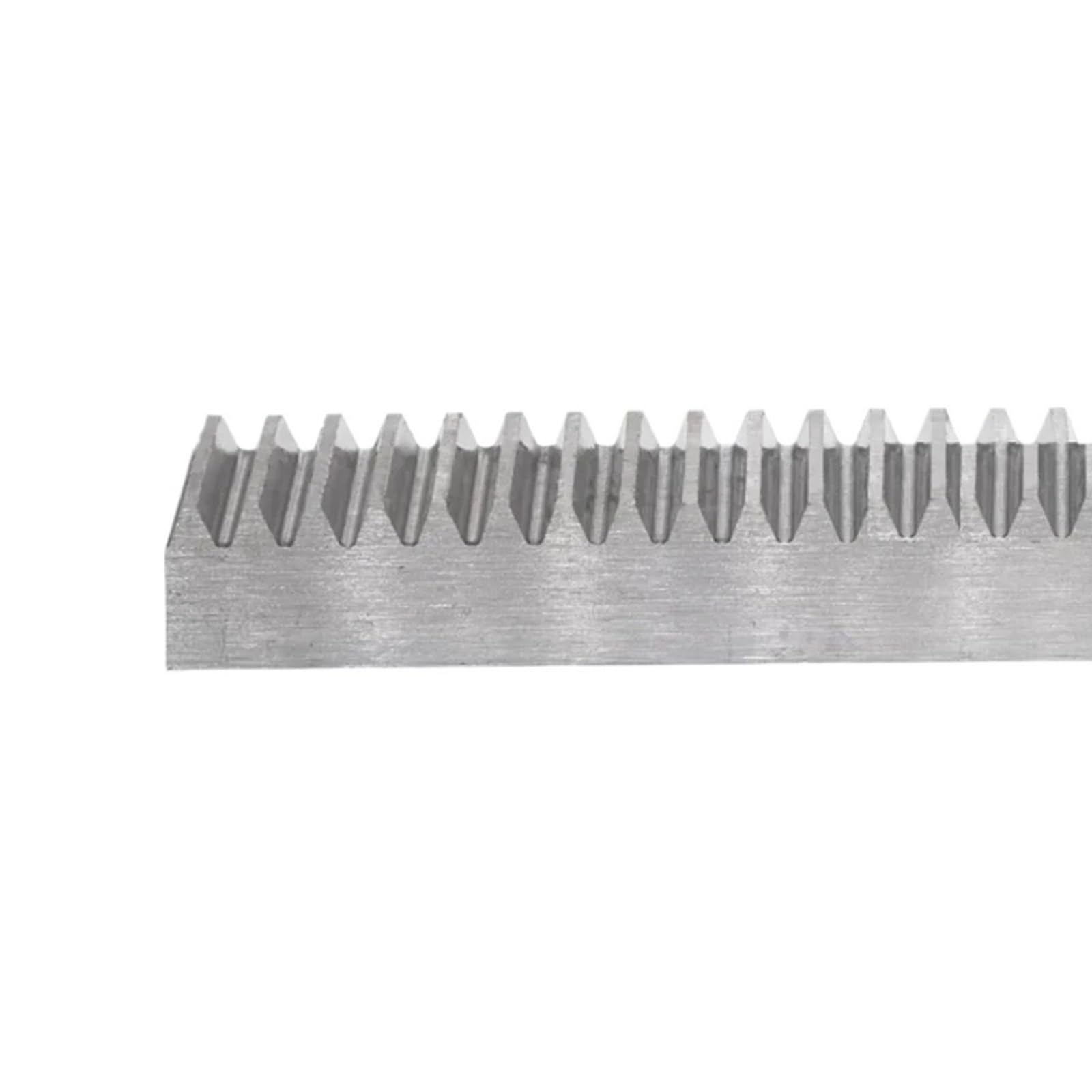 Rack di Spur in acciaio, Cremagliera a denti dritti in acciaio inossidabile Modulo 0,5 M 1 Lunghezza 300 mm Dimensioni multiple(1M 10x10mm)