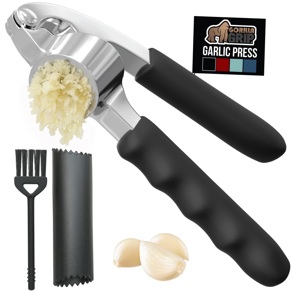 Garlic Press and Peeler Set
