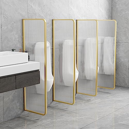 Separador de particiones de pared premium con paneles de vidrio de baño 3