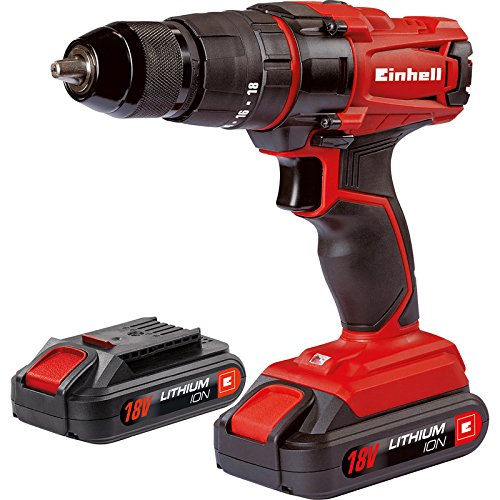 Einhell TC CD18-2Li 18V Li-ion Cordless Combi Drill 2 x 1.5Ah