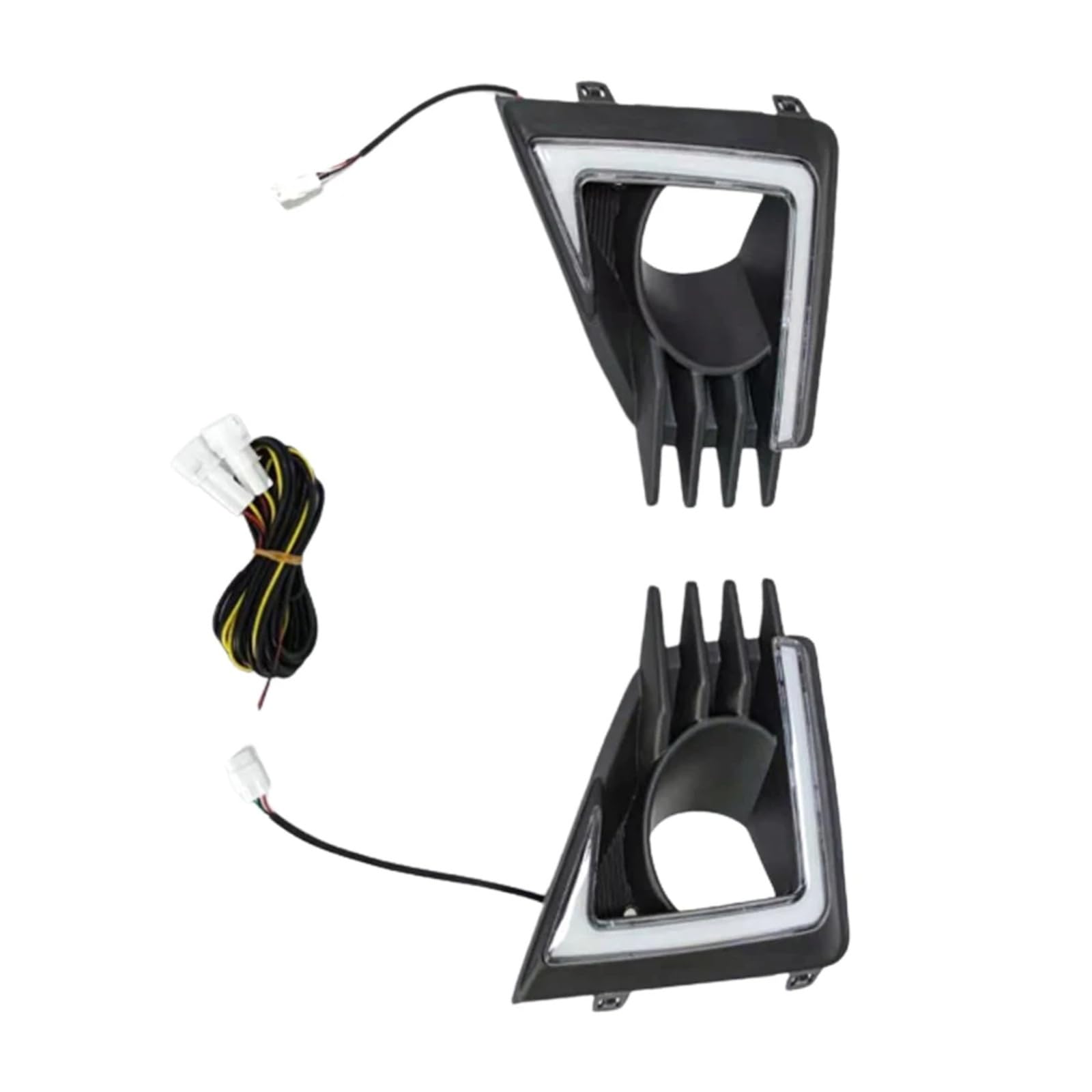 Lampada DRL per Auto da 2 Pezzi Luce Marcia Diurna A LED per Mirage 2020 2021 Funzione Segnale Svolta Giallo Dinamico 12V Laterale Indicatore Direzione Lampada