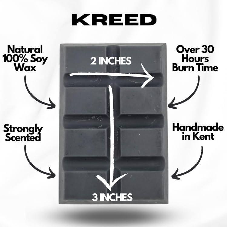 Rubdub Gentlemanlike Collection - 4 x 30g Strong Wax Melts – Black Cherry, Savage, Kreed & Bossed | Long Lasting | Highly Scented Wax Melts Gift Set