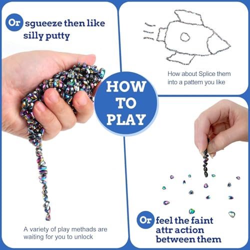 Magnete Bunt Steine 610Pcs Fidget Toys Geschenk Teenager Magnetsteine Spiel Anti Stress Autismus Spielzeug Erwachsene Coole Sachen Geschenke für Jugendliche Jungs Mädchen 11 12 13 14 15