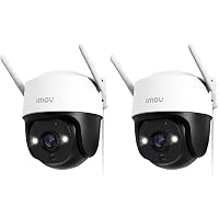 Imou Kit Telecamera Wi-Fi Esterno 5MP, Telecamera WiFi 3K Visione Notturna a Colori