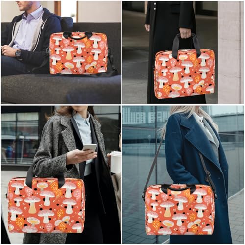 Bolsa para portátil con diseño de hongos de 15.6 pulgadas miniatura 2