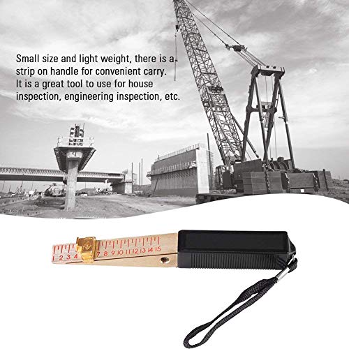Messkeil für Gutachter, Feeler Metric 1-15mm Keilförmiger Fühlerlehre Gap Messgerät(0.5mm)