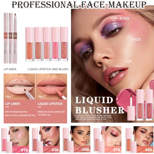 Kit Maquillaje Mujer, Set Maquillaje Mujer de 21 Piezas, Set de Maquillaje Adolescentes, Kit de Estuche Maquillaje Profesional Completo con Estuche de Maquillaje - imagen 5