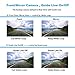 GLK License Plate Backup Camera HD Front Rear View Reverse Camera with 7 LED Night Vision 170 Degree Viewing Angle, Waterproof, for Cars