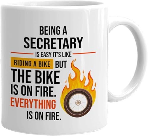 Taza de secretaria de 11 onzas, regalos divertidos para la escuela de medicina, oficina, secretarias de trabajo, asistente administrativo,