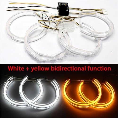 Ojos de ángel LED E46 kit de faros cristalinos para BMW M3 E38 E39 E36 4