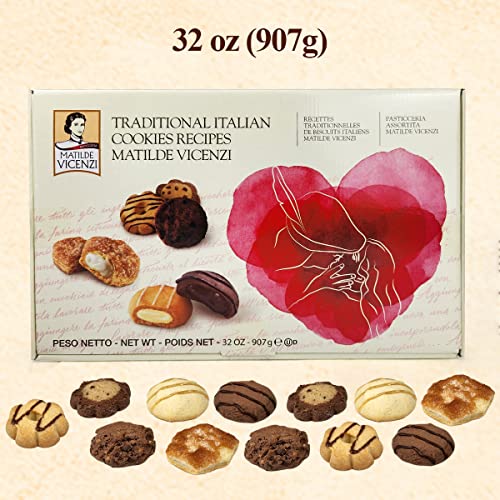 Vicenzi Traditional Italian Cookies - Fathers Day Food Gift - Delicious Cookie Variety Pack – Ideal Snack Box For Sweet Enthusiasts – Fathers Day Box - Individually Wrapped Cookies For More Freshness #TOP4
