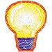 Eureka Sparkle Paper Cut-Outs 36 Light Bulbs