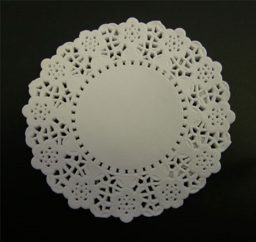 PARTYRama White 8.5 Inch Paper Doilies - Pack of 250