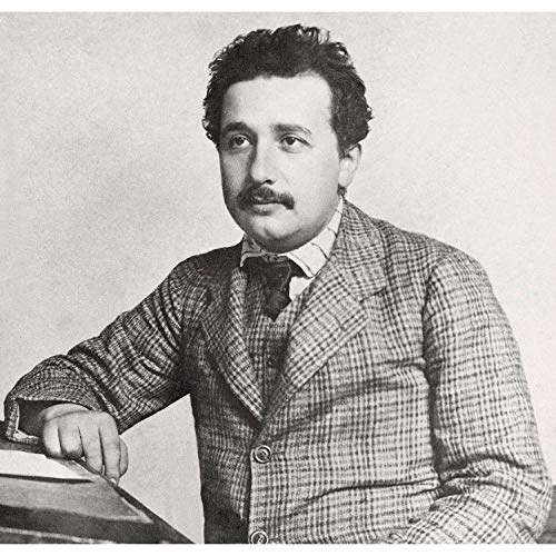 Poster Albert Einstein original grand format pour décorer un bureau