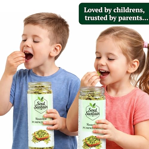 Image of Roasted Pumpkin Seeds (100 GM) - Plant Protein & Fiber Rich Snack, Heart & Bone Support, Healthy Fats, Magnesium & Antioxidants, Salad & Smoothie Toppers, Baking & On-the-Go Nutritious Seeds