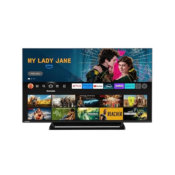Toshiba 43 Zoll Fernseher Fire TV (4K UHD Smart TV, HDR Dolby Vision, Triple-Tuner, Alexa Built-In, Sound by Onkyo) 43UF3F63DAZ