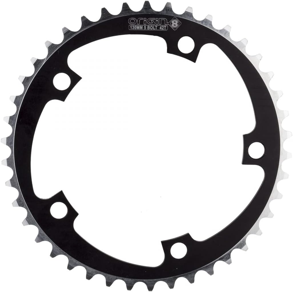 Origin8 Alloy Non-Ramped Chainrings, Black