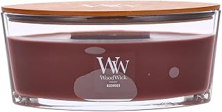 ウッドウィック WoodWick アロマキャンドル Lサイズ ハースウィック レッドウッド 76138 Ellipse Core Formats Candle with Hearthwick Redwood ろうそく ロウソク フレグランス 香り [並行輸入品]