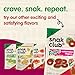 Snak Club Tajin Mango Rings Gummy Candy, Fruit Candy Gummies with Chili and Lime Seasoning, Mild, Gluten-Free and Vegan Snacks, 11 oz Resealable Bag