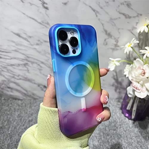 Coque de peinture colorée pour iPhone 13 Pro Max au design urbain