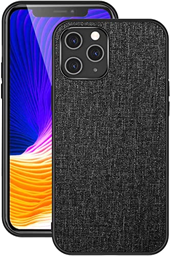Coque iPhone 12 Pro Max antichoc noire en TPU flexible 6,7 pouces
