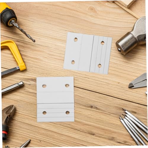 Image of VILLCASE 2set Metal French Cleat Picture Hanger Z-Shaped Interlocking Brackets for Wall Mounting Art Frames Mirrors Panels Heavy Duty Hanging Hardware for Versatile Decor