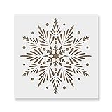 Snowflake Stencil - Reusable & Durable Mylar Stencils Made in USA