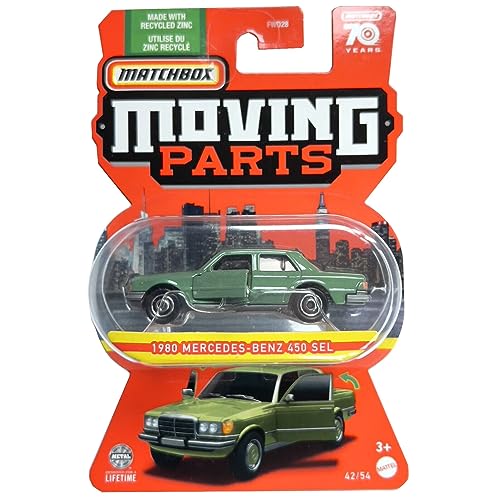 Vehículo Coleccionable Matchbox Mercedes Benz 450 SEL 1980 miniatura 5