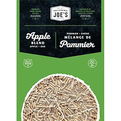 Oklahoma Joe's 2778407DP 100% All-Natural Hardwood Apple Wood Pellets, (20 lb. Bag), Brown
