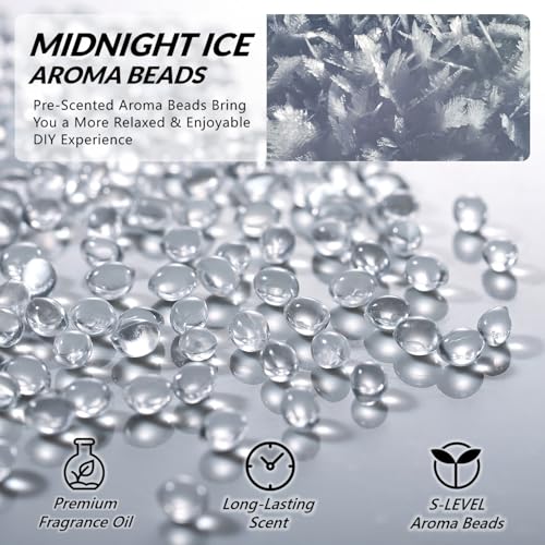 image for MUBYOK M421 Car Freshie Supplies Starter Kit with 1LB Scented Aroma Be