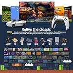 2025 Upgrade Wireless Retro Game Console,Retro Game Stick with 20,000+ Games,4k Hdmi Output Game Stick,TV-Connectable Game Stick,Plug and Retro Play Video Games for Tv,Retro Game Stick.Whtie64GB - Image 3