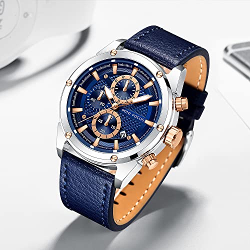 Image of AIMES Mens Watches Chronograph Waterproof Sport Military Watch for Men Analog Quartz Movement Stylish Wrist Watch Elegant Gift Watch for Men