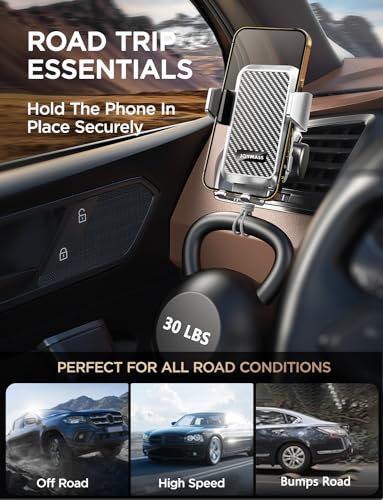 Image of JOYMASS Wireless Car Charger, 15W Fast Charging Auto Clamping Car Charger Cell Phone Holder Mount Vent for iPhone 15 14 13 12 Mini Pro Max, Samsung Galaxy S24 Ultra S23 S22 S21+ Note 20, etc - Silver